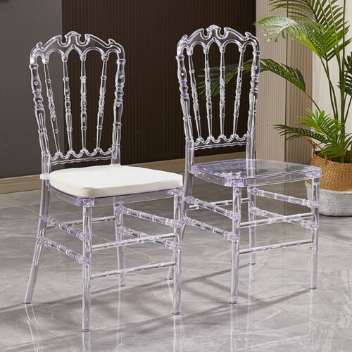 4/8/16/20/32 PCS Commercial Chairs Acrylic Chairs Wedding Party Chairs Wholesale