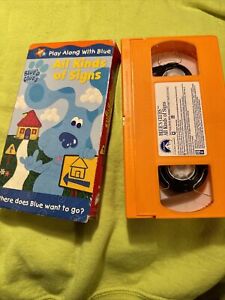 Blues Clues - All Kinds of Signs (VHS, 2001)