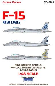 Caracal Decals 1/48 MCDONNELL DOUGLAS F-15A/B EAGLE ADTAC EAGLES
