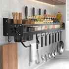 Kitchen Organizer Shelf Wall-mounted Spice Storage Rack Kitchen Knife Holder Wal