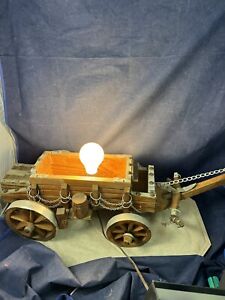 Handmade Western Wagon Lamp - Parts