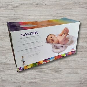 SALTER 914WHLKR White Electronic Infant & Toddler Scale Model 914 Baby Scale