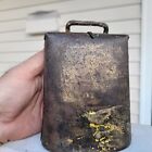 Large Antique Metal Large Cow Bell Hand Forged 1800s