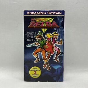The Legend of Zelda: Ganon's Evil Tower (VHS, 1998) Animation Station Nintendo