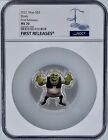 Shrek 2021 Niue $2 Silver Coin NGC MS 70 First Releases Shrek Shaped 1 Oz Coin