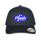 Phish Down With Disease Funny Pfizer Logo Flex Fit Hat Adult Sarcastic Black Cap