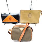 Yves Saint Laurent Clutch Bag  Clutch Shoulder Bag 3 set Black Leather 1018527