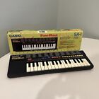 TESTED Casio SA-1  In Box 100 Sound Tone Bank Battery Or DC Power WORKS PERFECT