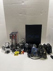 New ListingSony PlayStation 2 Console- Controllers- Memory Card - Games Bundle + EyeToy