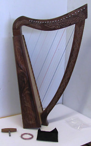 36 INCH 22 String Harp Celtic Irish Style Solid Wood Free Carrying Bag Strings a