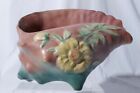 Roseville Pottery 436 Pink Peony Conch Shell 9