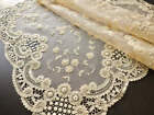 Charming Antique Princess Lace Table Runner 17x35