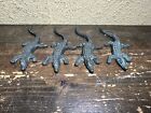 Solid Brass Alligator Crocodile Paperweight Figurine Lot