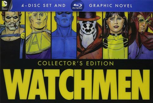Watchmen: The Ultimate Cut (Blu-ray Disc, 2012, 4-Disc Set, Graphic Novel) NEW
