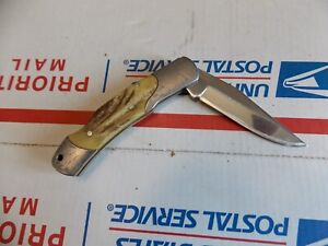 Rare Vintage Gerber Folding Knife Engraved NICE NO RESERVE