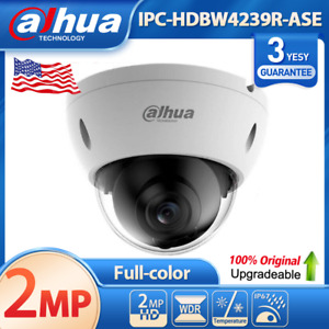 US Dahua Full-Color IPC-HDBW4239R-ASE 2MP Starlight IP Dome Camera IP67 Audio
