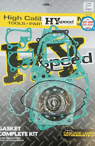 HYspeed Complete Gasket Kit Top & Bottom End Engine Set Honda CR250R 1992-2001