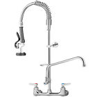 VEVOR Commercial Pre-rinse Faucet Wall Mount Kitchen Sink Faucet 47