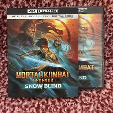 Mortal Kombat Legends: Snow Blind 4K Ultra HD + Blu-Ray + Digital New With Slip