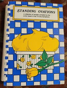 Used Standing Ovations Cookbook Tri-City Symphony Orchestra Davenport IA 1979