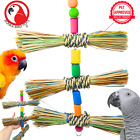 Bonka Bird Toys 2661 Straw Stepper Natural Chew Preen Peck Parrot Cage Toy Pet