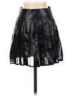 Sugar Thrillz Women Black Faux Leather Skirt S