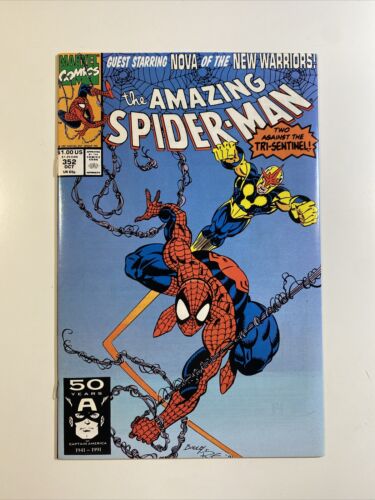 Amazing Spider-Man #352 - High Grade (NM/M) - Nova Cover Art