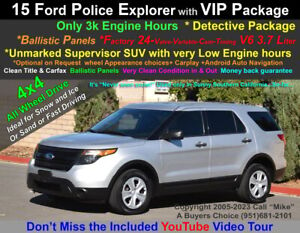 New Listing2015 Ford Explorer Police Interceptor Utility AWD 4dr SUV