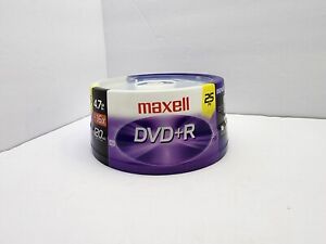 Maxell dvd+r  25 pack new 120 min