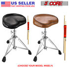 5Core Drum Throne Saddle Height Adjustable Thick Padded Seat Drum Stool Chair