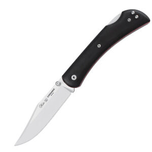 Nieto Comand Lockback Black Smooth G10 Folding Bohler M390 Pocket Knife 909G10N