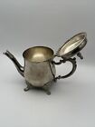 Vintage Silver Plated Small Lidded Teapot 5” Tall