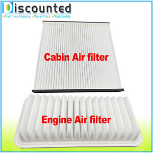 Combo Set Air filter for Toyota Corolla Matrix Pontiac Vibe Subaru BRZ Scion tC (For: 2007 Scion tC)