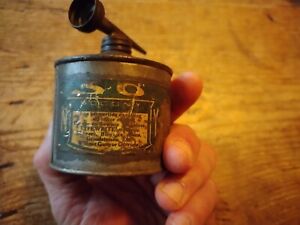 EARLY VINTAGE Standard Oil Company Household Oiler Oil Can