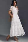 Anthropologie The Somerset Maxi Dress Cutwork Edition Size M.