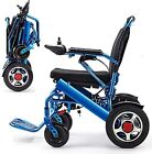 Folding Electric Power Wheelchair Lightweight Portable Wheel Chair Motorized15KM