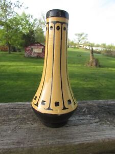 1915 WELLER Pottery “SCANDIA” Pattern ARTS and CRAFTS Vase - Very HARD To Find !
