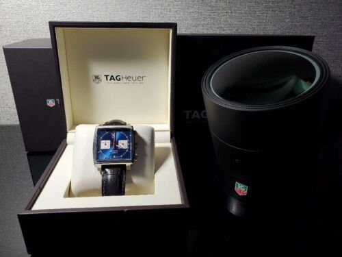 TAG Heuer Monaco Caliber 12 Blue Dial CAW2111.FC6183SS Men's Watch Wristwatch JP