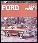 New Listing1980 Ford Pickup Truck Sales Brochure F150 F100 Ranger Custom Original 80