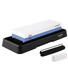 Knife Sharpening Stone SetWhetstone Dual Sided 1000/6000 Grit Waterstone with...