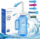 Neti Pot Sinus Rinse Bottle Nose Wash Cleaner Pressure Rinse Nasal Irrigation fo