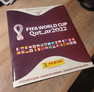 2022 FIFA WORLD CUP QATAR OFFICIAL STICKER COLLECTION SOFT COVER 10 STICKER FREE