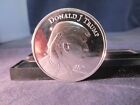 1 COIN 99.9% silver 1 TROY oz ea  DONALD TRUMP  ROUNDS  PROOF LIKE