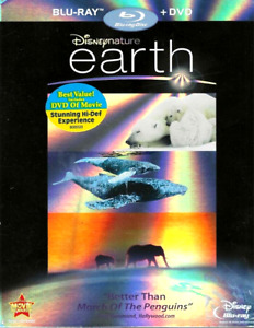 Disney Nature Earth NEW! Blu-ray / DVD, COMBO, HD, Widescreen, Bears, Whales,