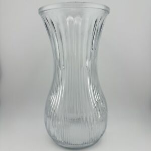 New ListingVintage 1960s Clear Hoosier Glass 4086-A Ribbed Tulip Vase