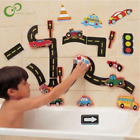 Rail Traffic Vehicle Bath Toys Soft EVA Kids Baby Bathroom Water Toys Early Educ