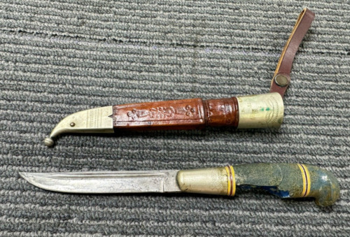 Vintage Puukko Knife Made in Finland DAMAGED HANDLE