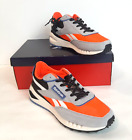 Size 10 M Reebok Men's Shoes Forte Racer Gold Grey Orange Flare Sneakers New
