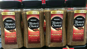 4 Jars Nescafe Taster's Choice Instant Coffee House Blend 14oz/397g Each, 12/24