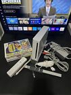 Nintendo Wii Console White complete/ TESTED. Wires, Control, Censor and 4 Games.